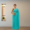 Georgette Everyday Drape – Tropical Teal