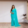 Georgette Everyday Drape – Tropical Teal
