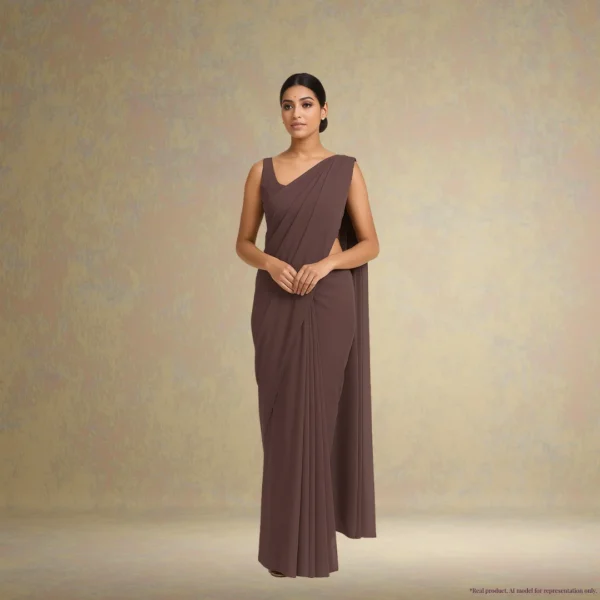 Georgette Everyday Drape – Classic Cocoa Brown