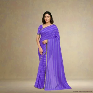 SS0BB0-7 Cotton Drape – Royal Violet with Subtle Stripes