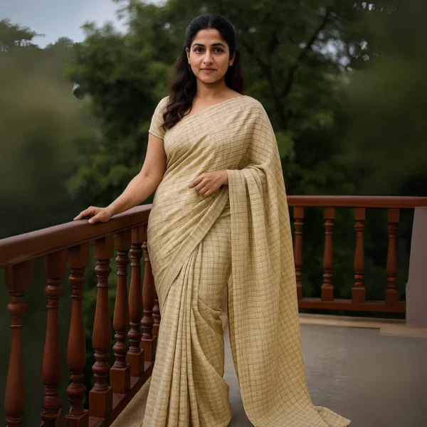 Linen Drape – Classic Beige Charm